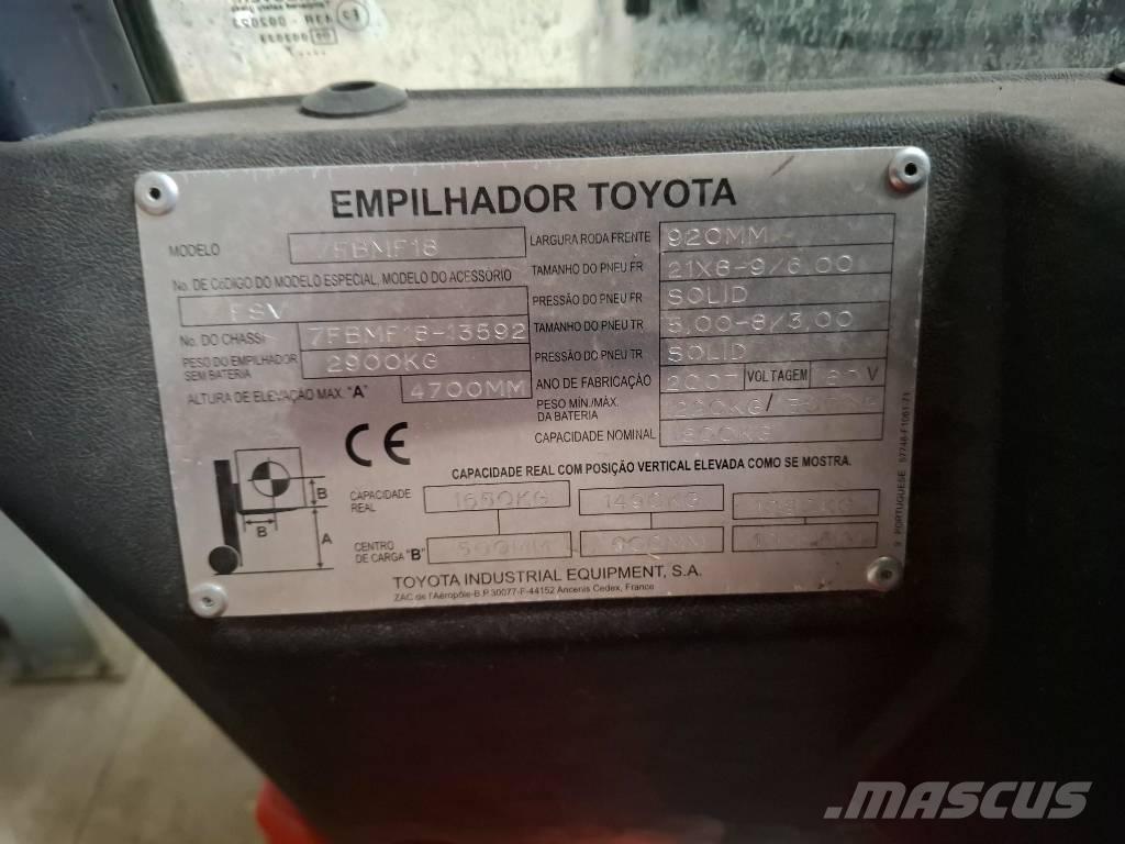 Toyota 75BMF18 電動堆高機