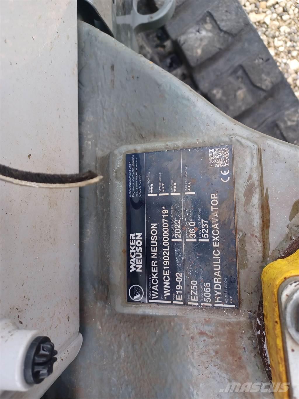 Wacker Neuson EZ50 履帶式 挖土機/掘鑿機/挖掘機