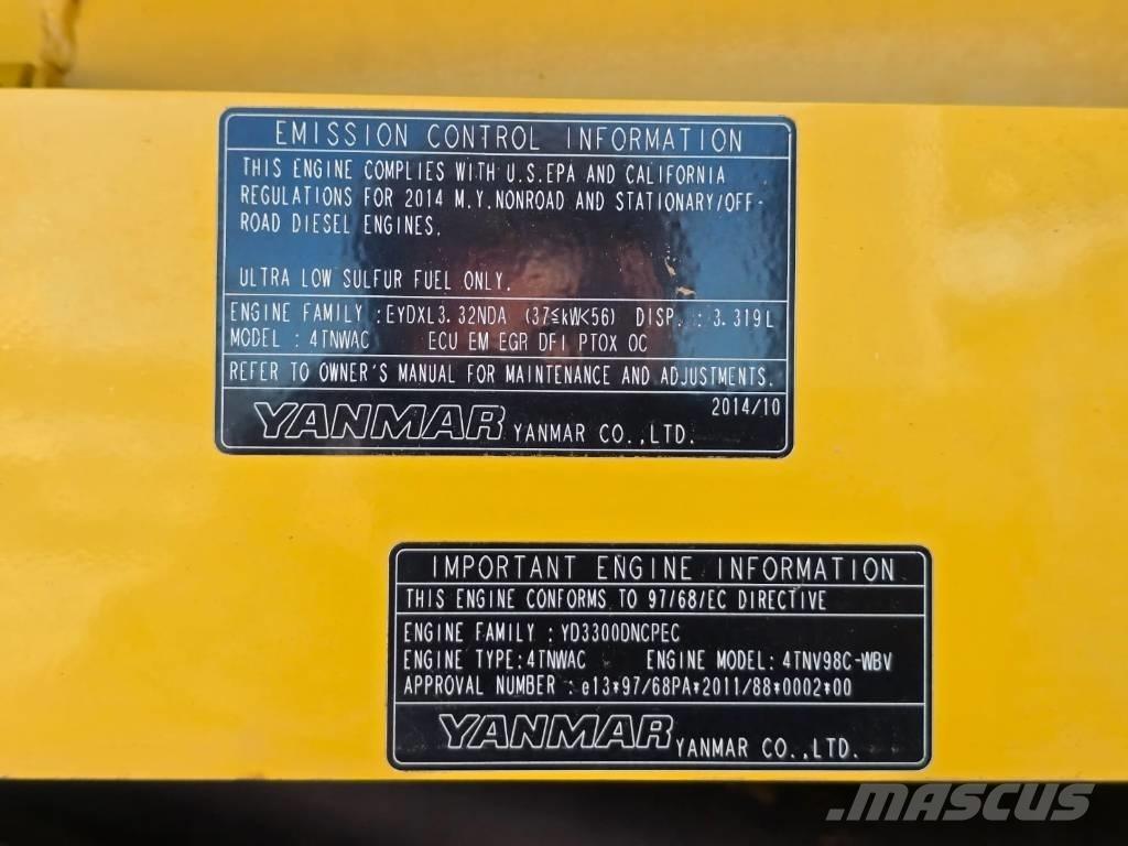 Yanmar Vio 80-1 中型挖土機/掘鑿機/挖掘機 7t-12t