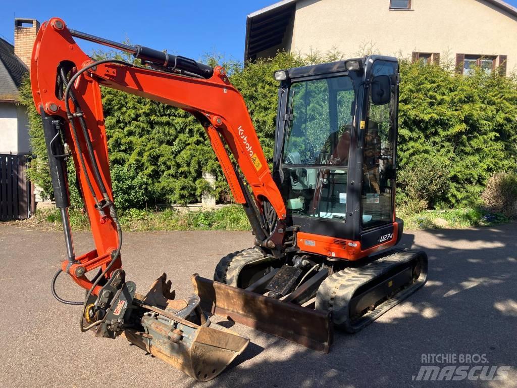 Kubota U 27 小型挖土機/掘鑿機<7t(小型挖掘機)