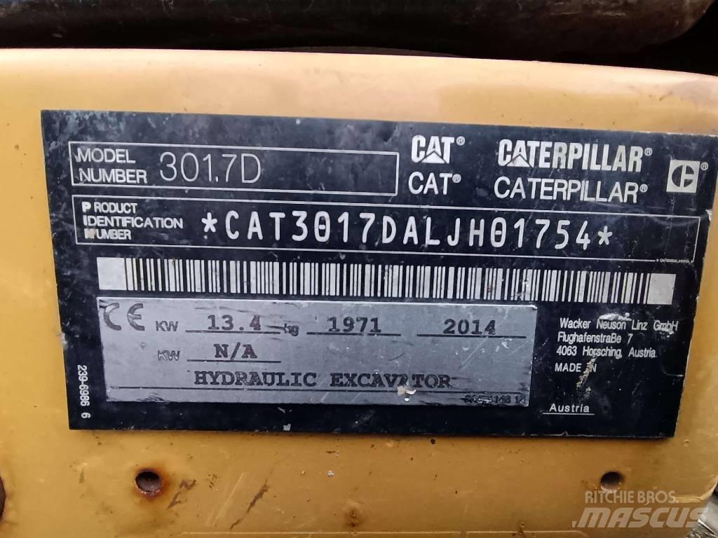 CAT 301.7D 小型挖土機/掘鑿機<7t(小型挖掘機)