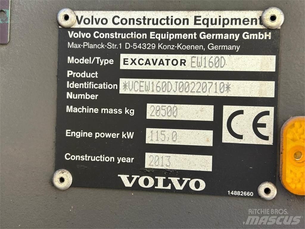 Volvo EW 160 D 旋轉式挖土機/掘鑿機/挖掘機