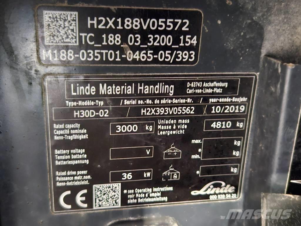 Linde H30D 柴油卡車