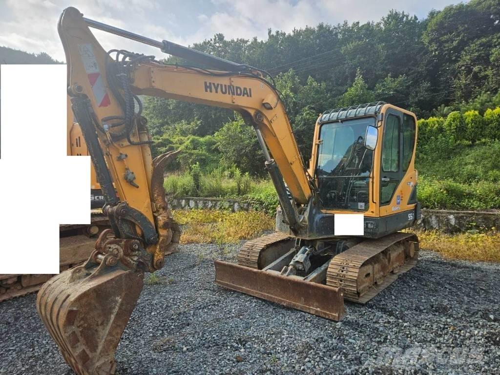 Hyundai Robex 55 小型挖土機/掘鑿機<7t(小型挖掘機)