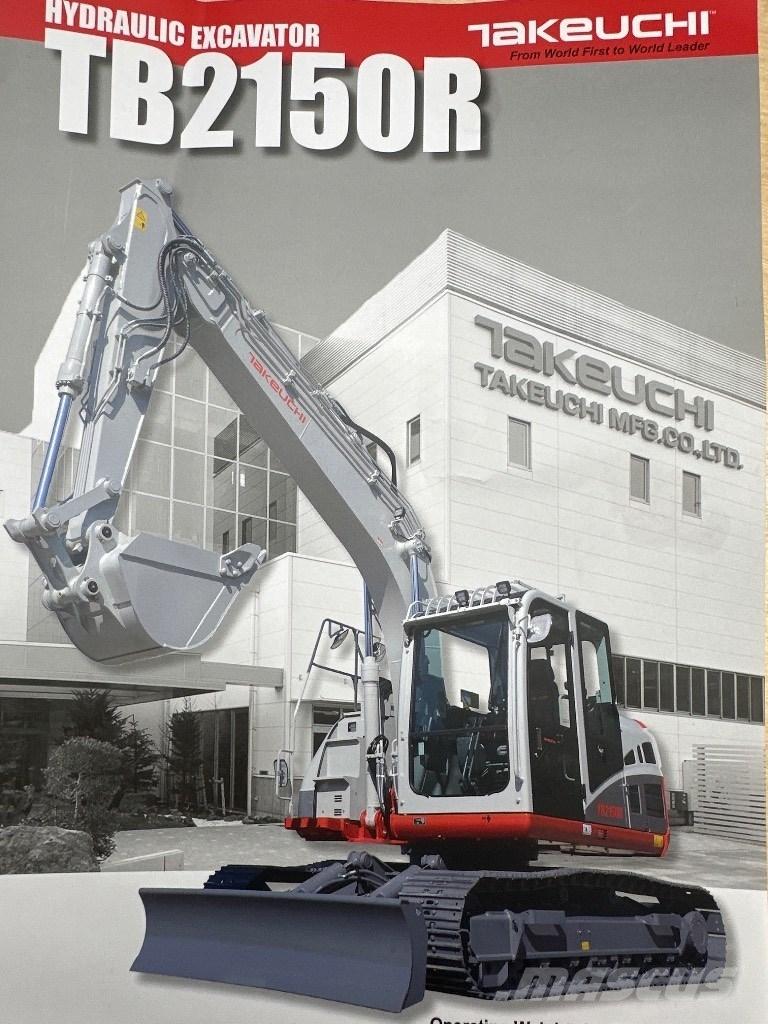 Takeuchi TB 2150 R 履帶式 挖土機/掘鑿機/挖掘機