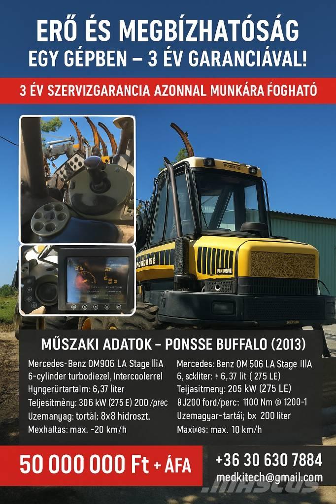 Ponsse Buffalo 8W 集運機