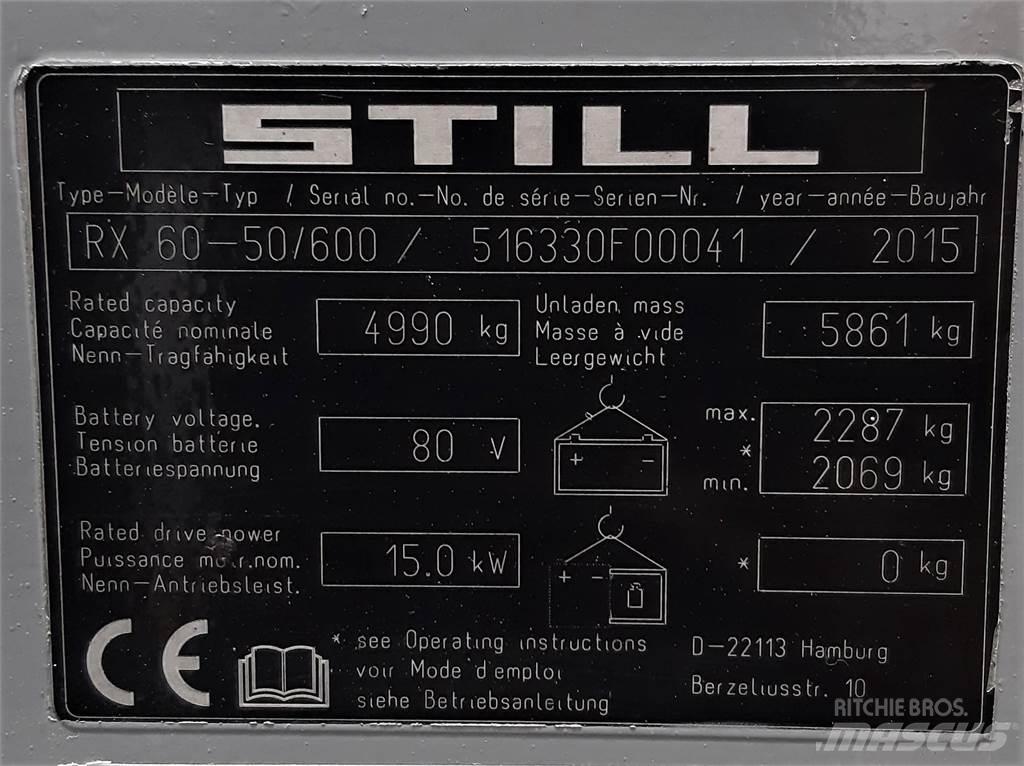 Still RX60 50 600 電動堆高機