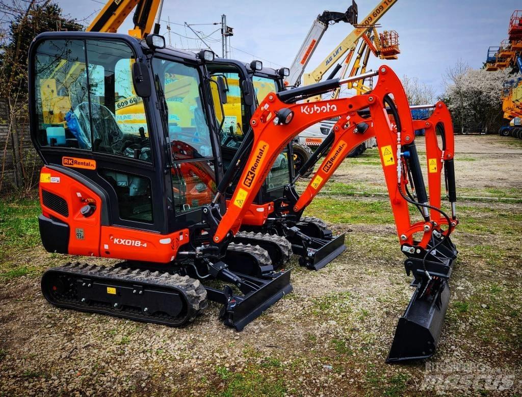 Kubota KX 018-4 小型挖土機/掘鑿機<7t(小型挖掘機)