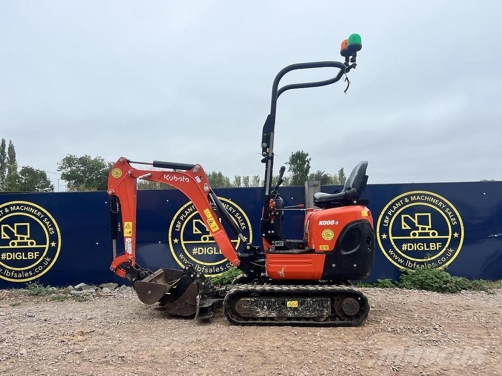 Kubota K008-3 特殊挖土機/掘鑿機/挖掘機