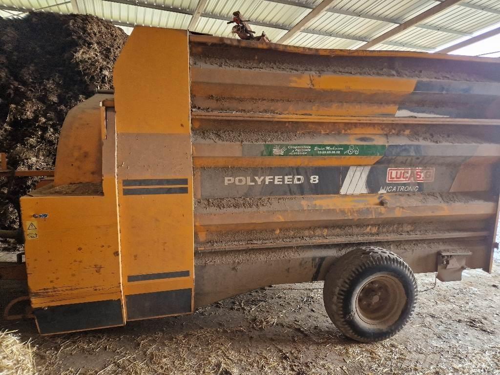 Lucas Polyfeed 8 草捆撕碎機、切割機、拆袋機
