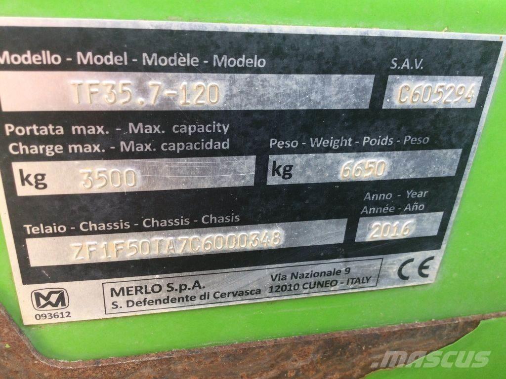 Merlo Tf35.7-120 農業用伸縮臂裝載機