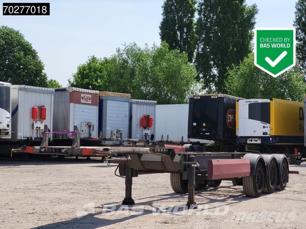 Van Hool 3 axles 貨櫃框架半拖車