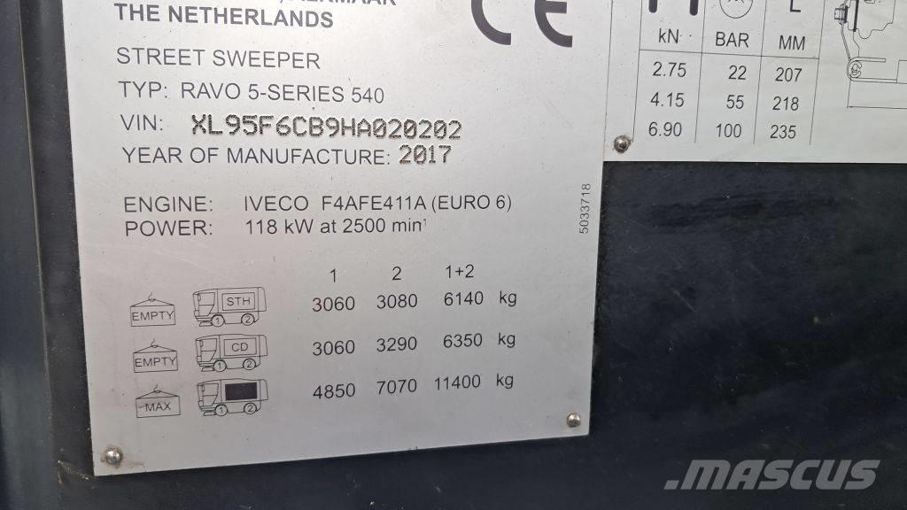 Ravo 540 CD 掃倉機