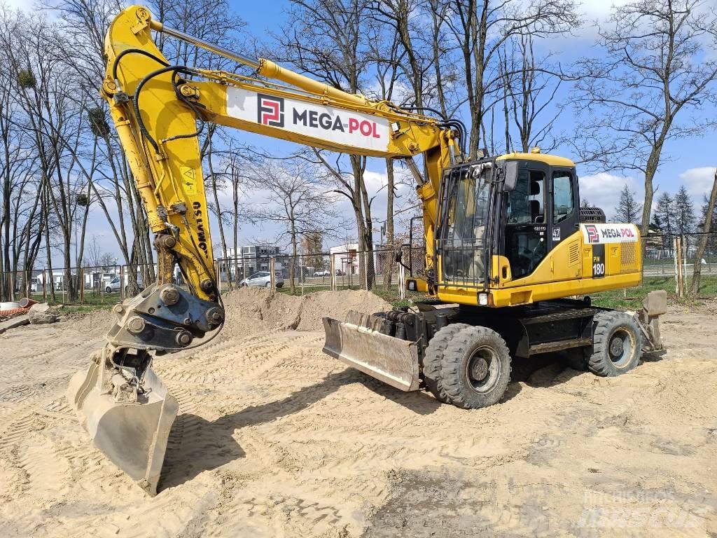 Komatsu PW180-7E0 旋轉式挖土機/掘鑿機/挖掘機
