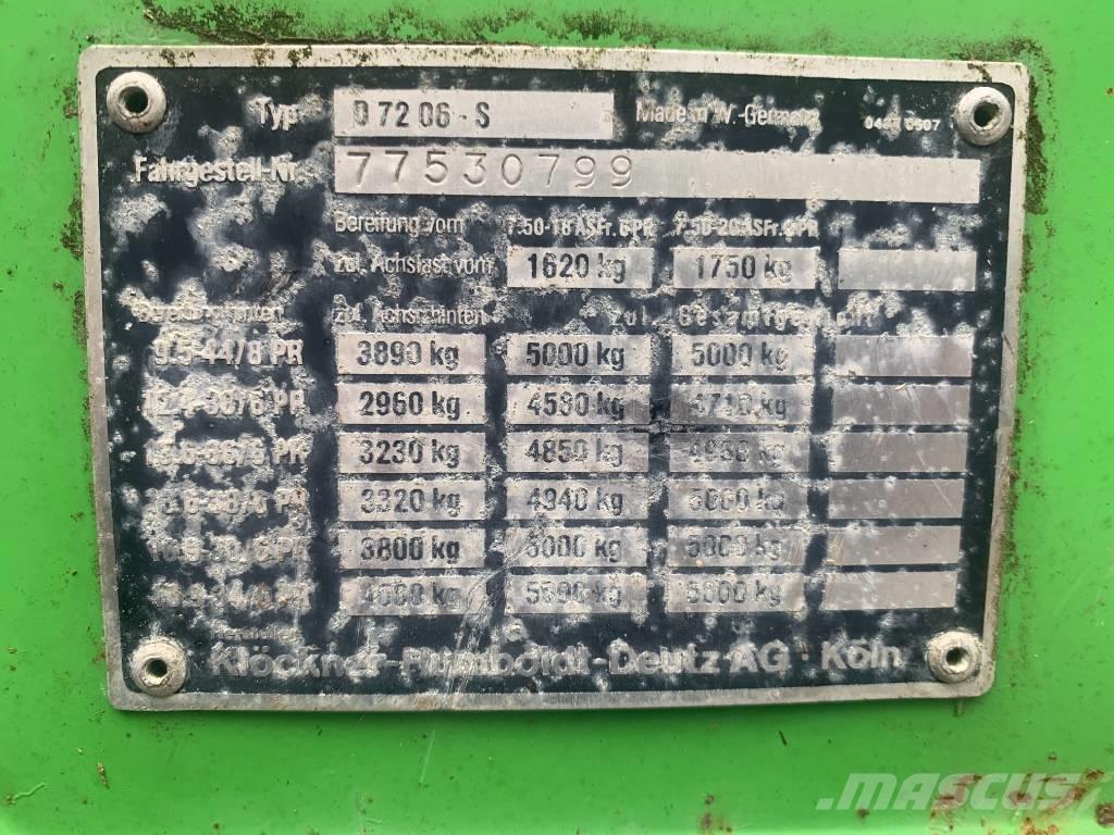 Deutz-Fahr D7207C 曳引機