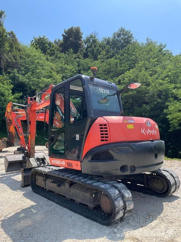 Kubota KX 080-4 中型挖土機/掘鑿機/挖掘機 7t-12t