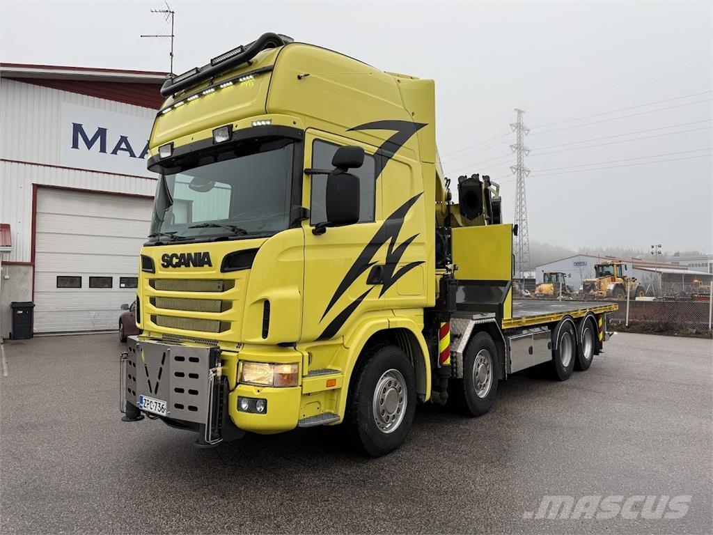 Scania R164G 8*4 起重機卡車