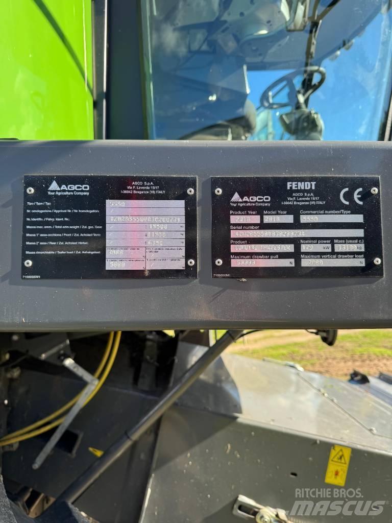 Fendt 5255 L 聯合收穫機
