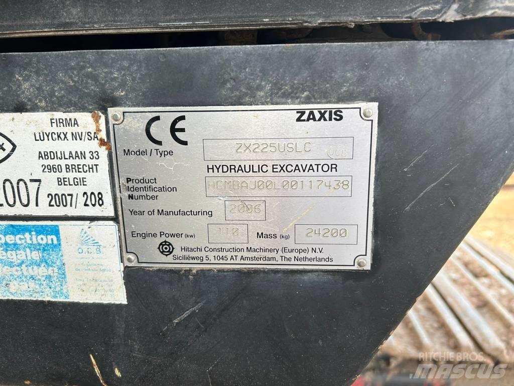 Hitachi ZX 225 履帶式 挖土機/掘鑿機/挖掘機