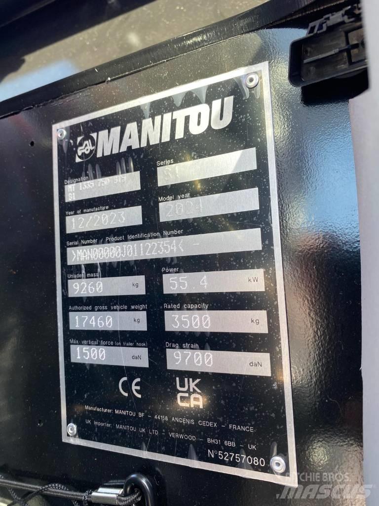 Manitou MT 1335 伸縮臂操作車