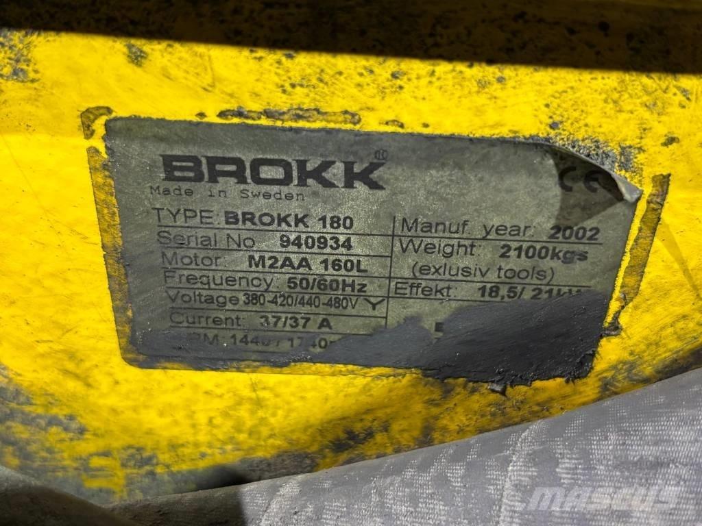 Brokk 180 拆卸式挖土機/掘鑿機/挖掘機