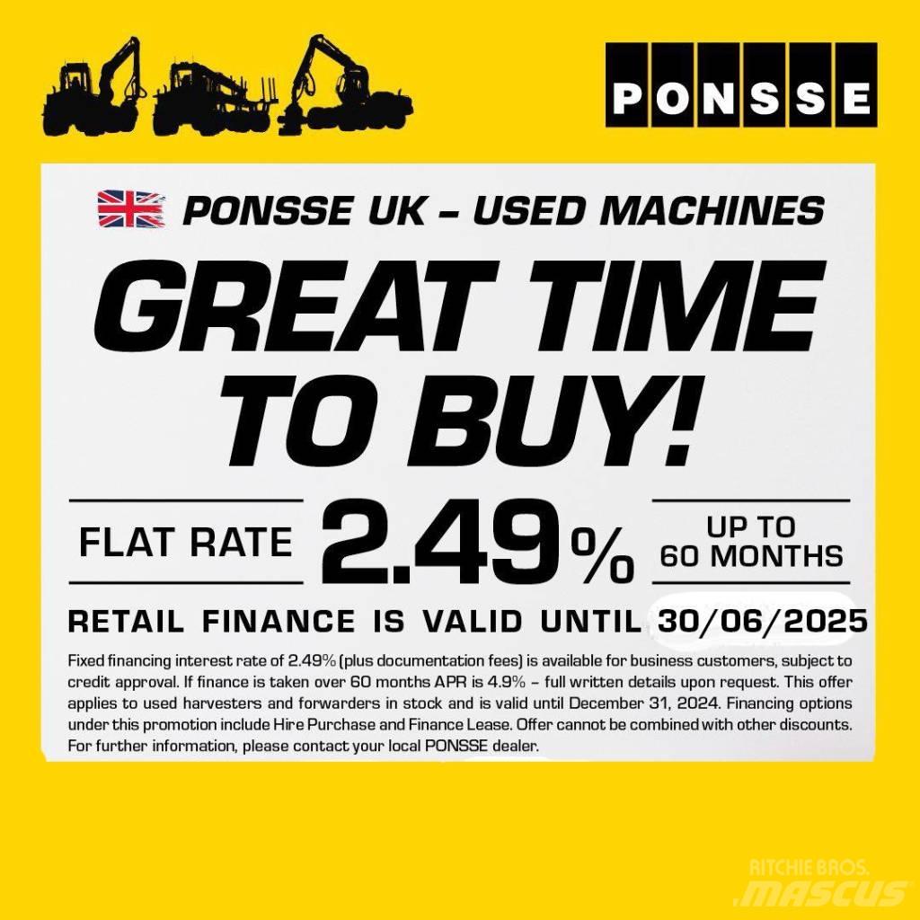 Ponsse Ergo 8W 收穫機