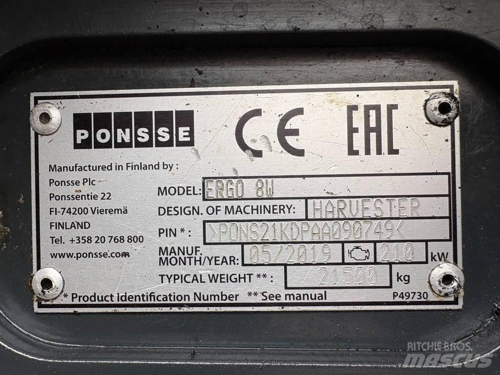 Ponsse Ergo 8W 收穫機