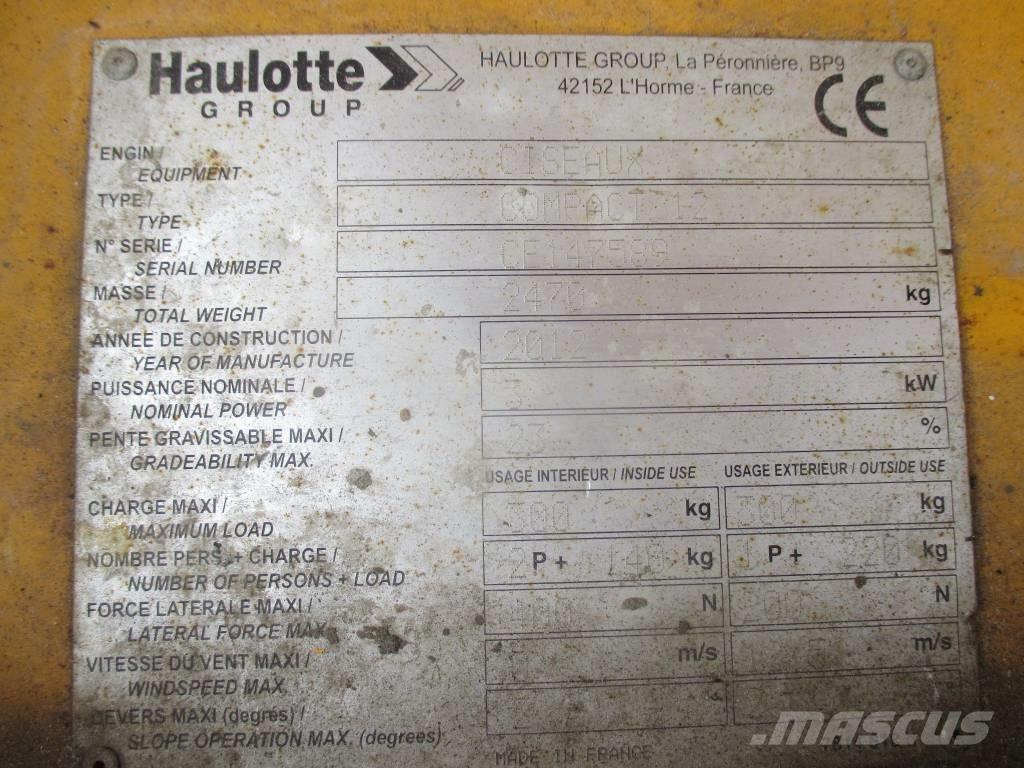 Haulotte Compact 12 剪式升降機