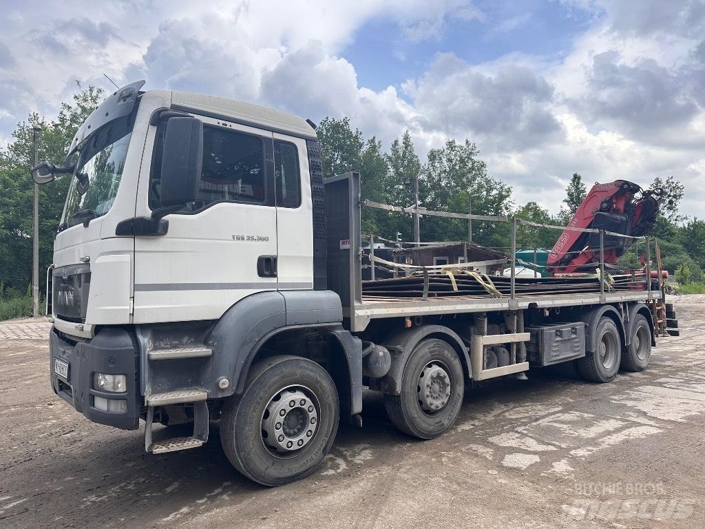 MAN TGS 35.360 8x4 起重機卡車