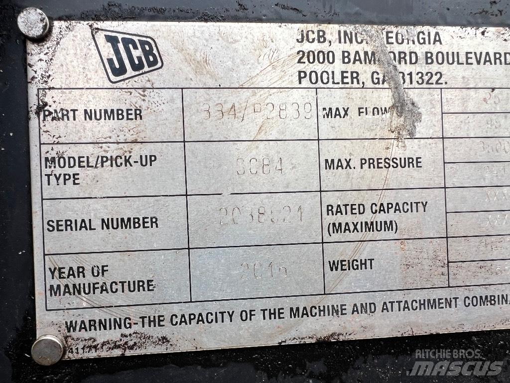 JCB 3C84 其他組件