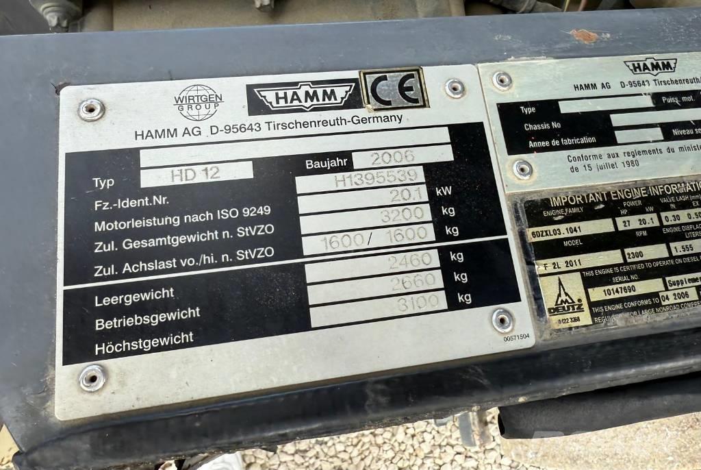 Hamm HD 12 雙輪滾壓機