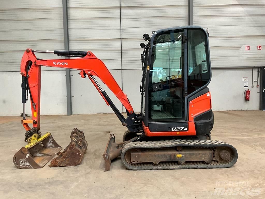 Kubota U 27-4 小型挖土機/掘鑿機<7t(小型挖掘機)