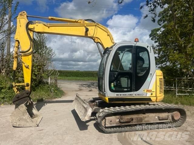 New Holland E 70 SR 中型挖土機/掘鑿機/挖掘機 7t-12t