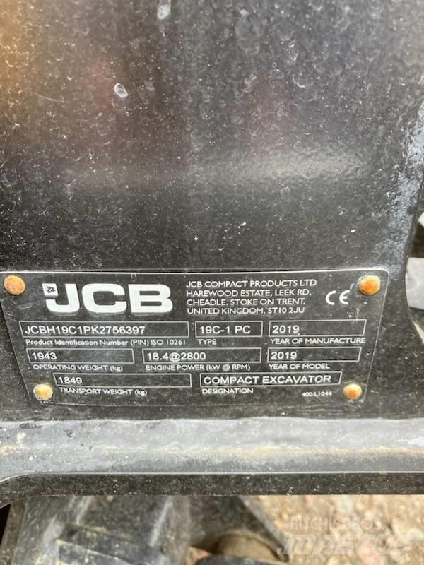JCB 19 C-1 小型挖土機/掘鑿機<7t(小型挖掘機)