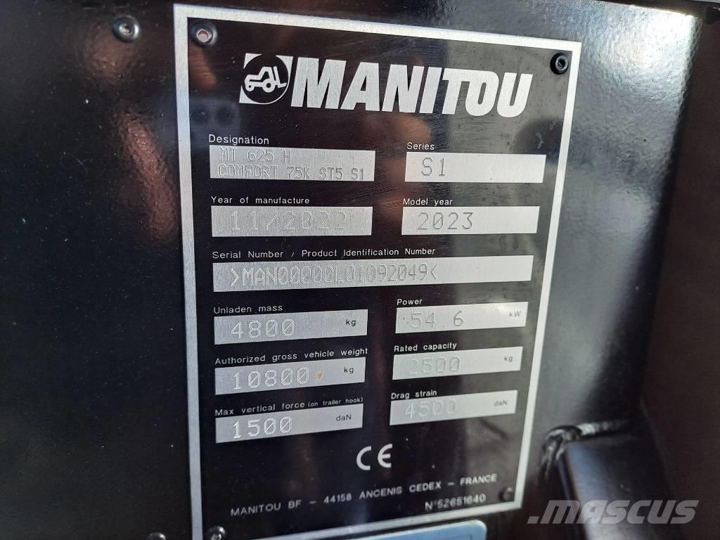 Manitou MT 625 H 伸縮臂操作車