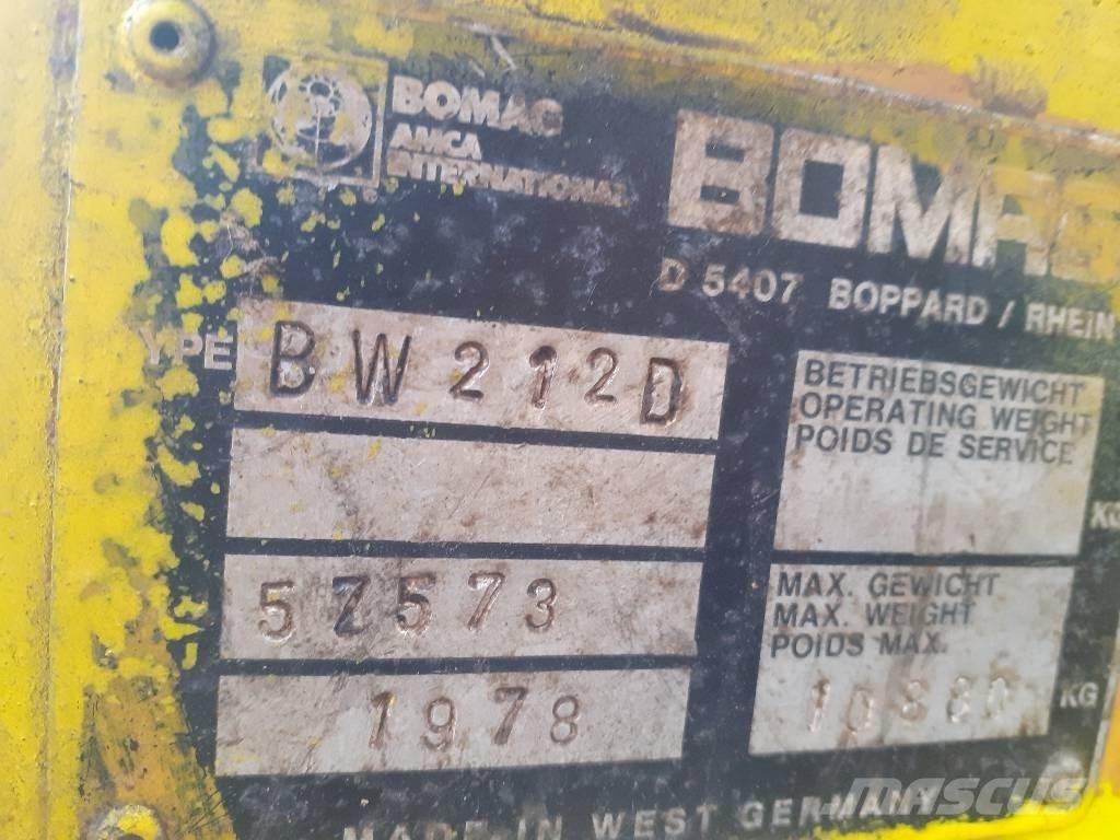 Bomag BW 212 D 土壤壓實機