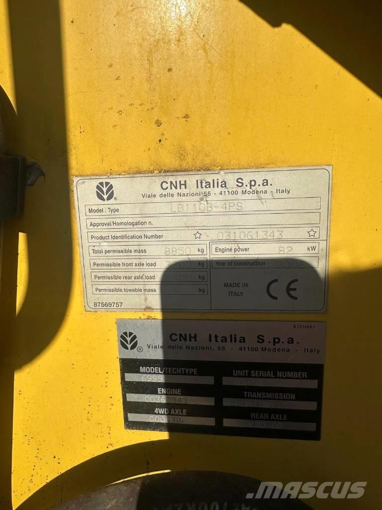 New Holland LB 110 B 電子設備
