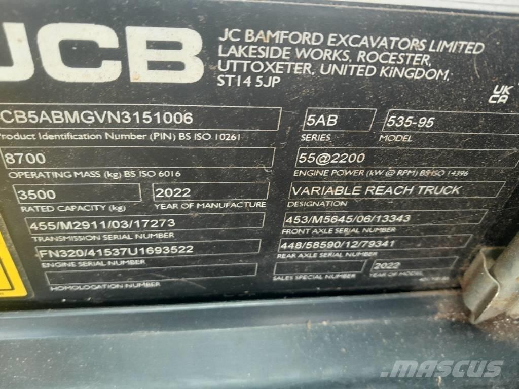 JCB 535-95 伸縮臂操作車