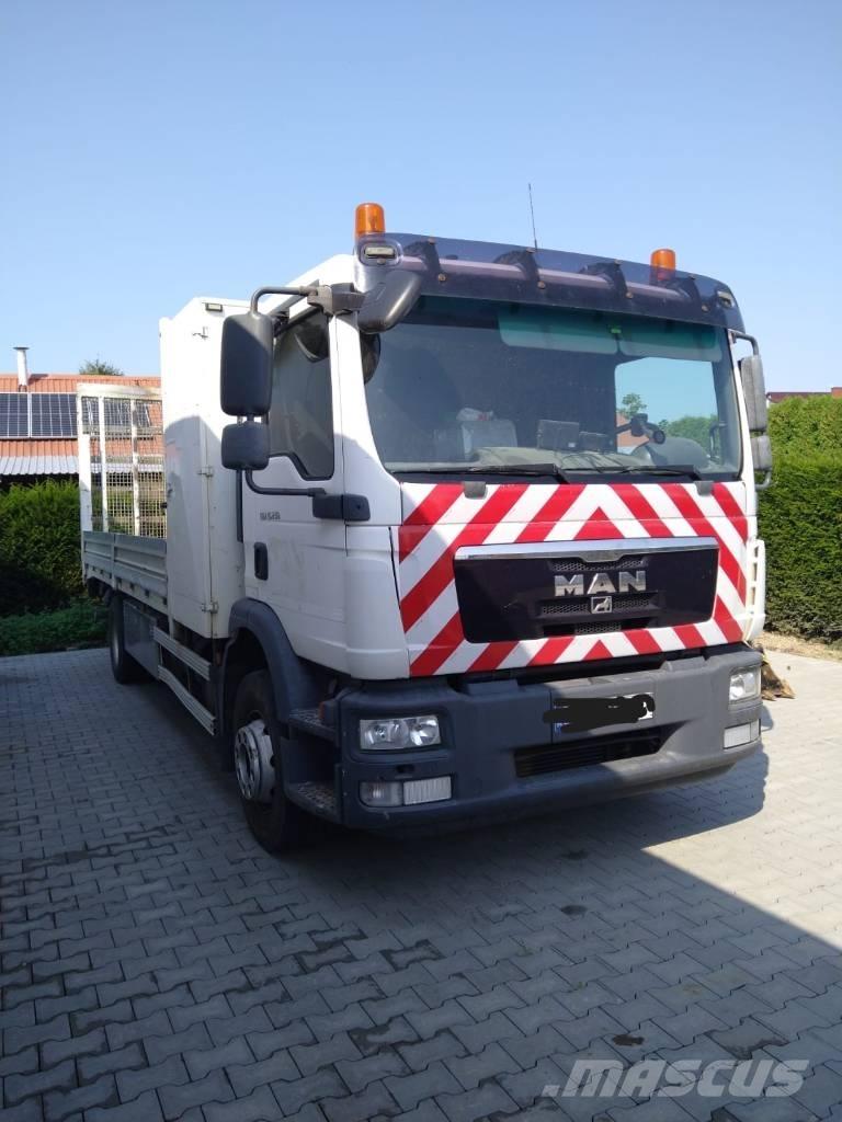 MAN TGM 平板式/側卸式卡車