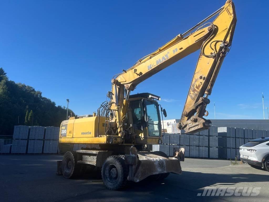 Komatsu PW 200-7 旋轉式挖土機/掘鑿機/挖掘機