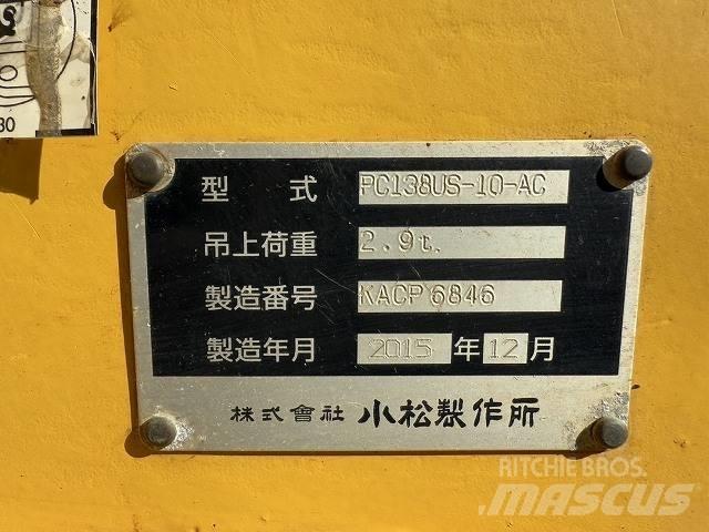 Komatsu PC 138 US-10 履帶式 挖土機/掘鑿機/挖掘機