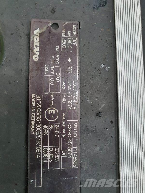 Volvo D7F 引擎/發動機