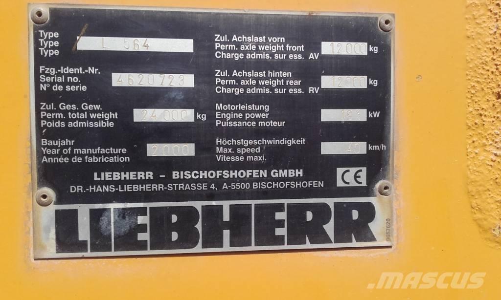 Liebherr L 564 輪胎式裝載機