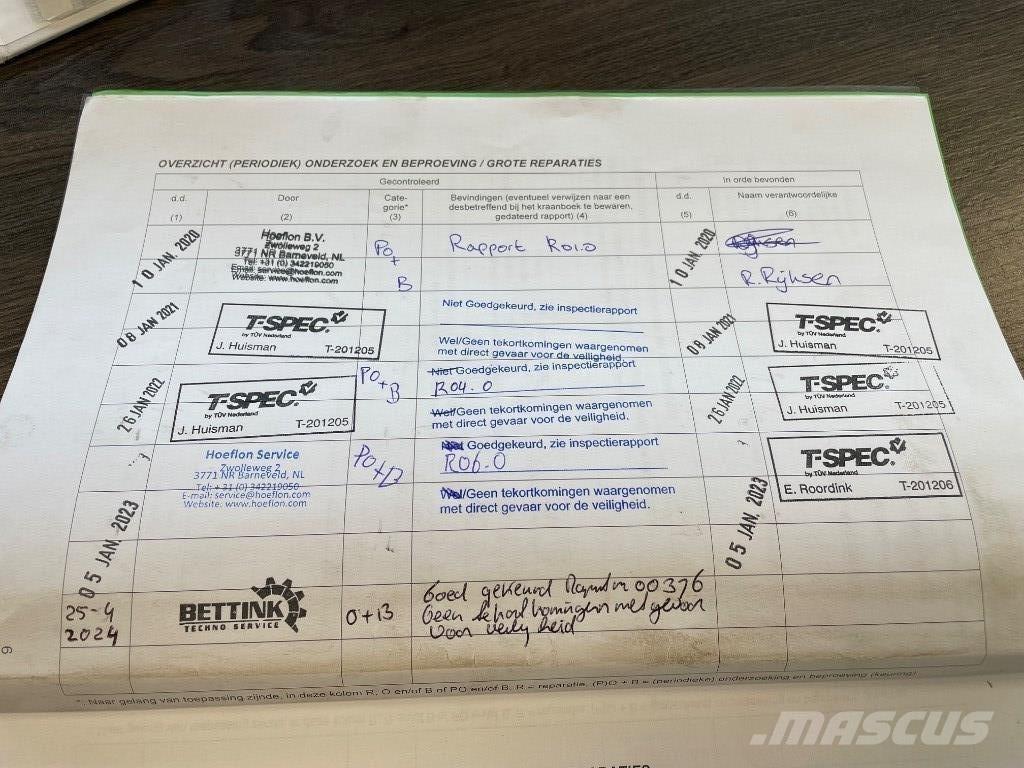 Hoeflon C 6 E 小型起重機