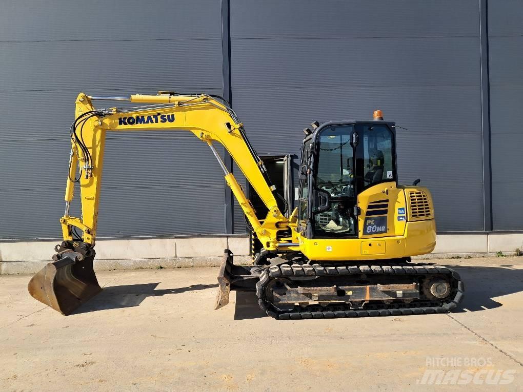 Komatsu PC80MR-5E0 中型挖土機/掘鑿機/挖掘機 7t-12t