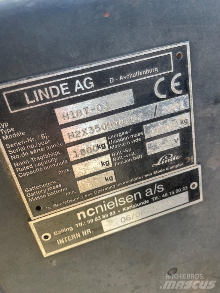 Linde H 18 T 液化石油氣LPG卡車