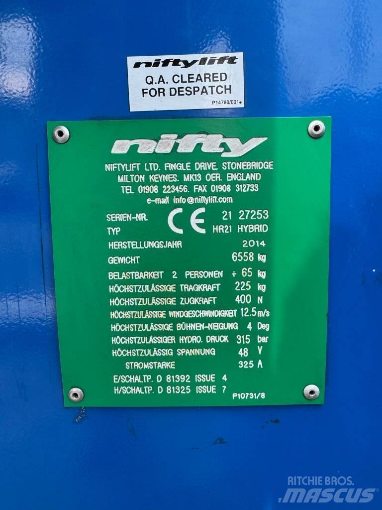 Niftylift HR 21 D E 曲臂高空作業車