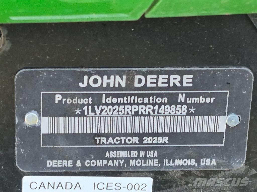 John Deere 2025 R 曳引機