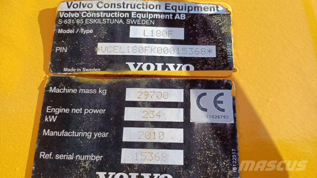 Volvo L 180 F 輪胎式裝載機
