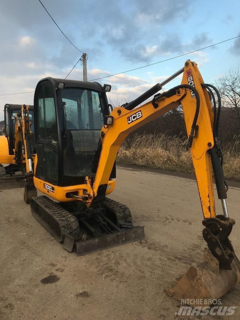 JCB 8020 小型挖土機/掘鑿機<7t(小型挖掘機)